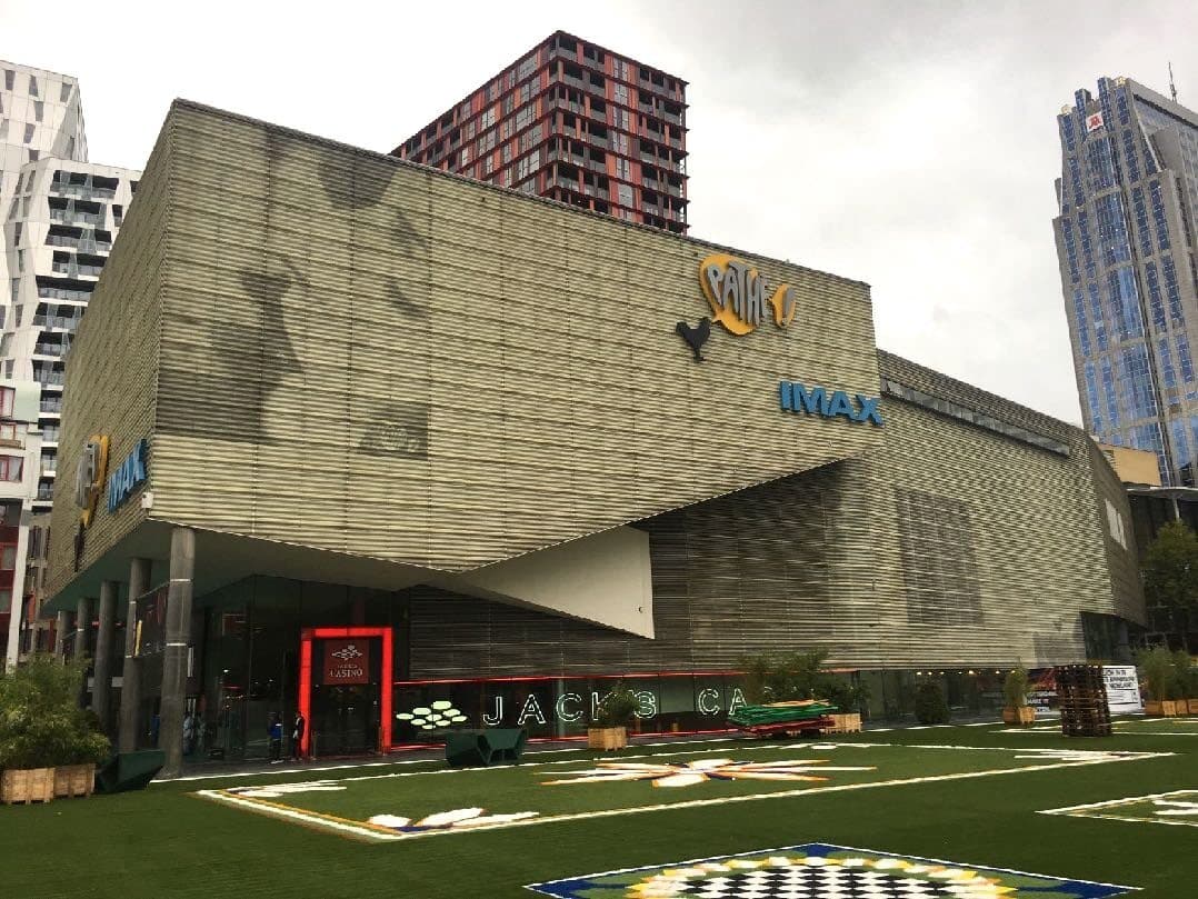 De bestaande Pathé-bioscoop aan het Schouwburgplein in Rotterdam